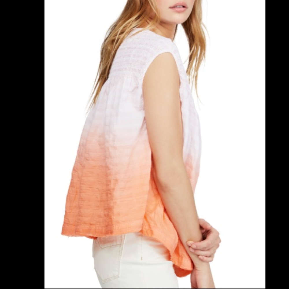 Free People Little bit of Something ombré tank top